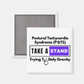 Aimant Syndrome post-Tachycardie (POTS) Défier la gravité (Recto/Verso)
