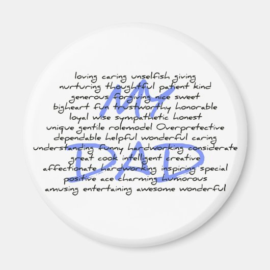 Aimant Synonymes Pour Papa (Devant)