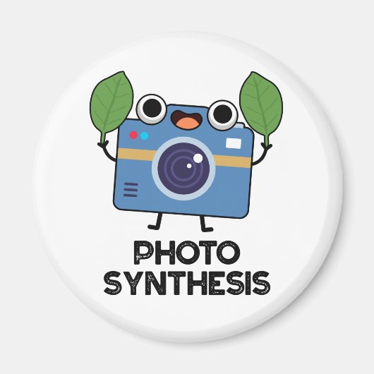 Aimant Synthèse De Photo Drôle Caméra Pun (Devant)
