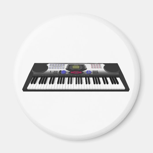 Aimant Synthèse du clavier moderne : modèle 3D : (Devant)