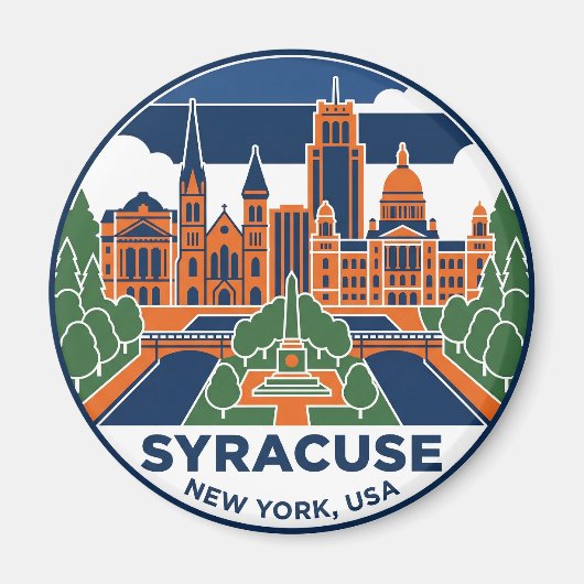 Aimant Syracuse New York (Devant)