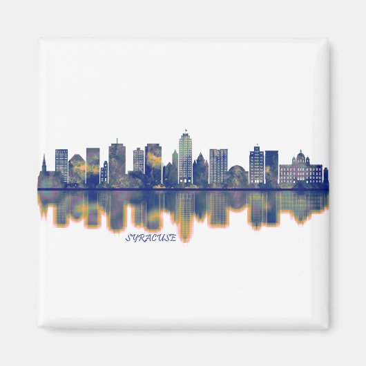 Aimant Syracuse Skyline (Devant)