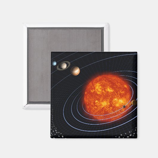 Aimant Système solaire 8 (Recto/Verso)