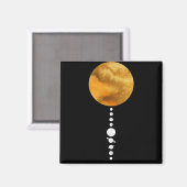 Aimant Système solaire minimal (Recto/Verso)