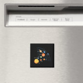 Aimant Système Solaire Soleil Planètes Orbite Espace Gala (In Situ (Lave-vaisselle))