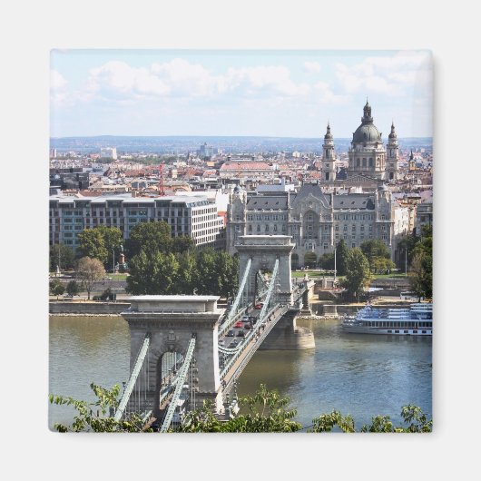 Aimant Szechenyi Pont Chaîne, Budapest, Hongrie (Devant)