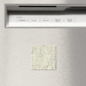 Aimant T19S R22E Tulare Comté Plan de section (In Situ (Lave-vaisselle))