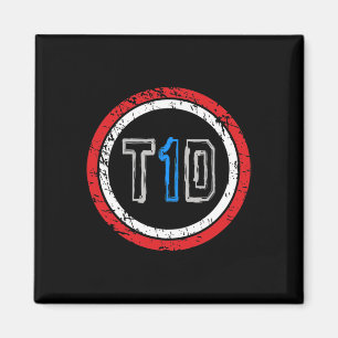 Aimant T1d Emblème Sensibilisation au diabète de type 1