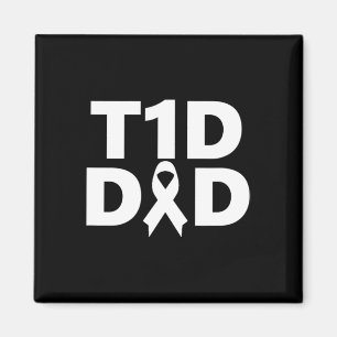 Aimant T1d Sensibilisation au diabète pour papa