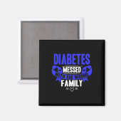Aimant T1d Type 1 Sensibilisation au diabète (Recto/Verso)