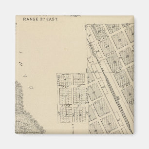 Aimant T2124S R3637F Carte de la section du comté de Tul