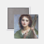 Aimant T31601 A Lady with Lyre (panneau) (Recto/Verso)