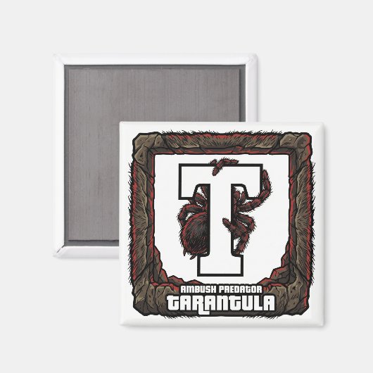 Aimant T is for Tarantula – GTA Style ABC Learning (Recto/Verso)