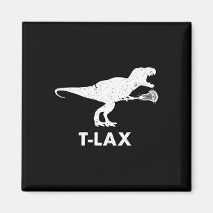 Aimant T-lax Dinosaure . Joueur de Lax Dino Cool Crosse