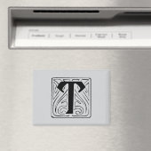 Aimant T Monogramme noir (In Situ (Lave-vaisselle))
