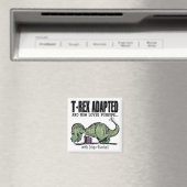 Aimant T-Rex Aime Les Pousses (In Situ (Lave-vaisselle))