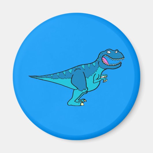 Aimant T-rex bleu (Devant)