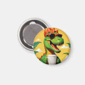 Aimant T-Rex Dinosaur Drôle (Recto/Verso)