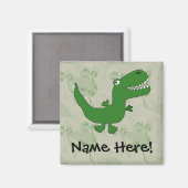 Aimant T-Rex Tyrannosaurus Rex Dinosaur Cartoon Enfants G (Recto/Verso)