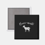 Aimant T Shirt Aa-maste Chèvre Yoga (Recto/Verso)