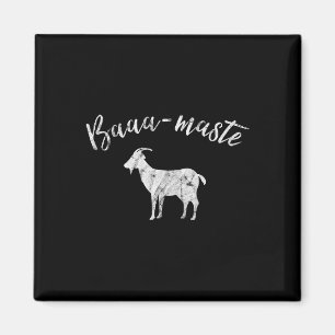 Aimant T Shirt Aa-maste Chèvre Yoga