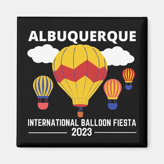 Aimant T-shirt Albuquerque Balloon Fiesta 2023 (Devant)