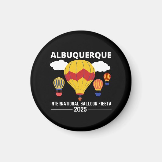 Aimant T-shirt Albuquerque Balloon Fiesta 2025 (Devant)