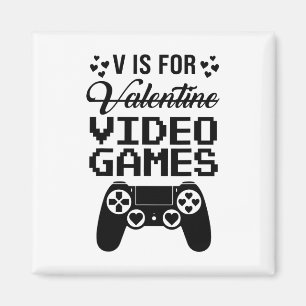 Aimant T-shirt cadeau pour amateur de jeux vidéo