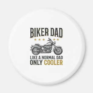 Aimant T-shirt citation moto vintage Biker Papa_1