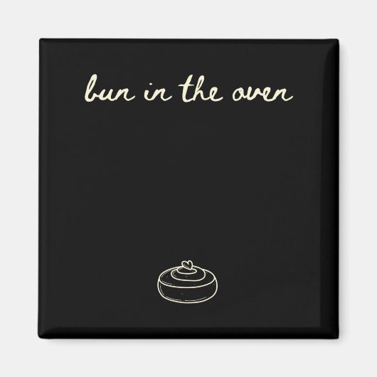 Aimant T-shirt de déclaration de grossesse mignon, boule  (Devant)