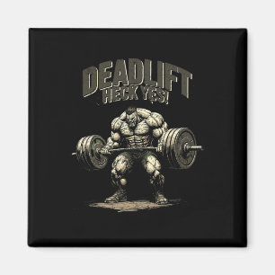 Aimant T-shirt de motivation pour entraînement de muscula