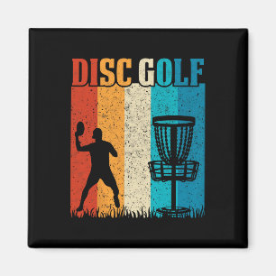 Aimant T-shirt de sport de golf à disque vintage pour jou