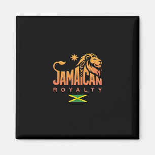 Aimant T-shirt de vacances caribéennes avec drapeau de la