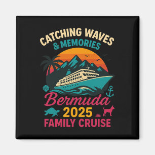 Aimant T-shirt de vacances pour hommes femmes Croisière f