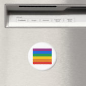 Aimant T-shirt Drapeau gay pride (In Situ (Lave-vaisselle))