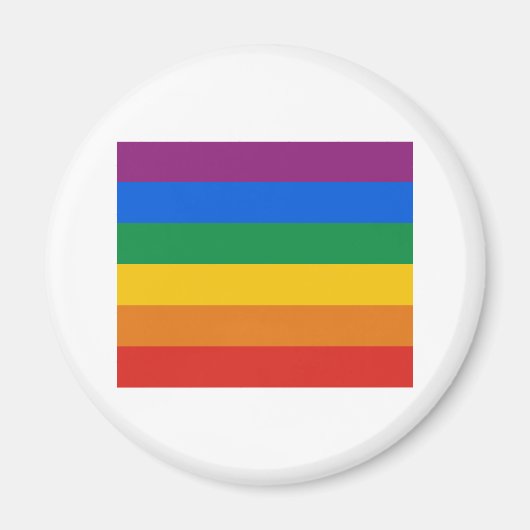 Aimant T-shirt Drapeau gay pride (Devant)