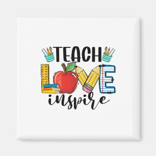 Aimant T-shirt enseigner l'amour inspirer drôle Ck pour l