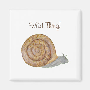 Aimant T-shirt escargot