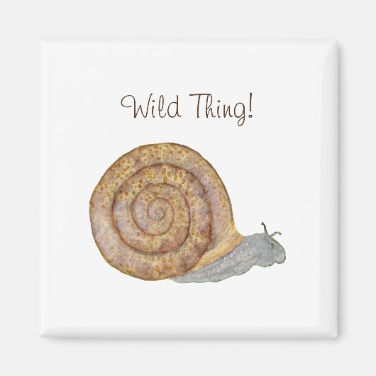 Aimant T-shirt escargot (Devant)