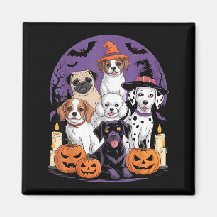 Aimant T-shirt Halloween chien fantôme drôle Halloween Ch