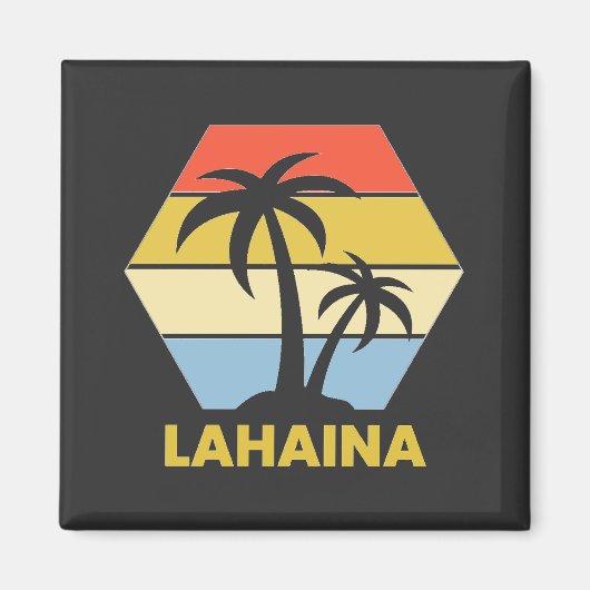 Aimant T-shirt LAHAINA (Devant)