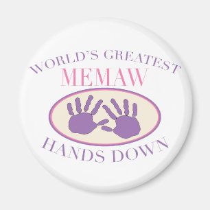 Aimant T-shirt Meilleur Mémo Hands Down