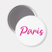 Aimant T-shirt PARIS (Recto/Verso)