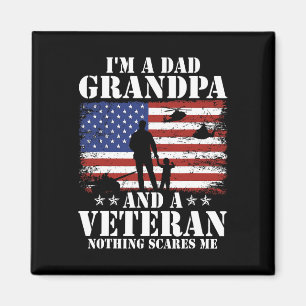 Aimant T-shirt pour homme Je suis un papa grand-père et v