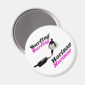 Aimant T-shirt pour l'horizon de surf (Recto/Verso)