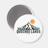 Aimant T-shirt Sunset des lacs Quechee (Recto/Verso)