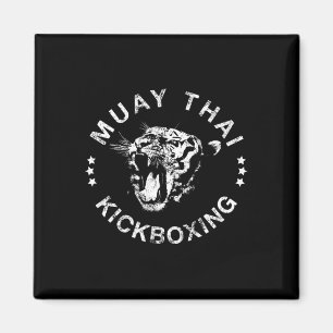 Aimant T Shirt Tiger Muay Thai Kickboxing