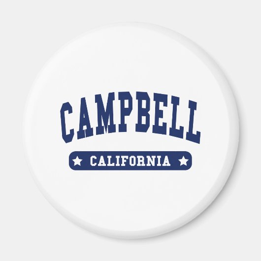 Aimant T-shirts Campbell California College Style (Devant)