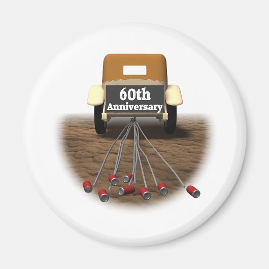 Aimant t-shirts du 60e anniversaire3 (Devant)