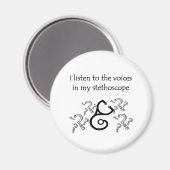 Aimant T-shirts et cadeaux amusants pour médecin ou infir (Recto/Verso)